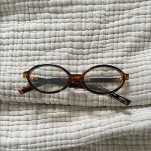 Tortoise Oval Blue Light Glasses